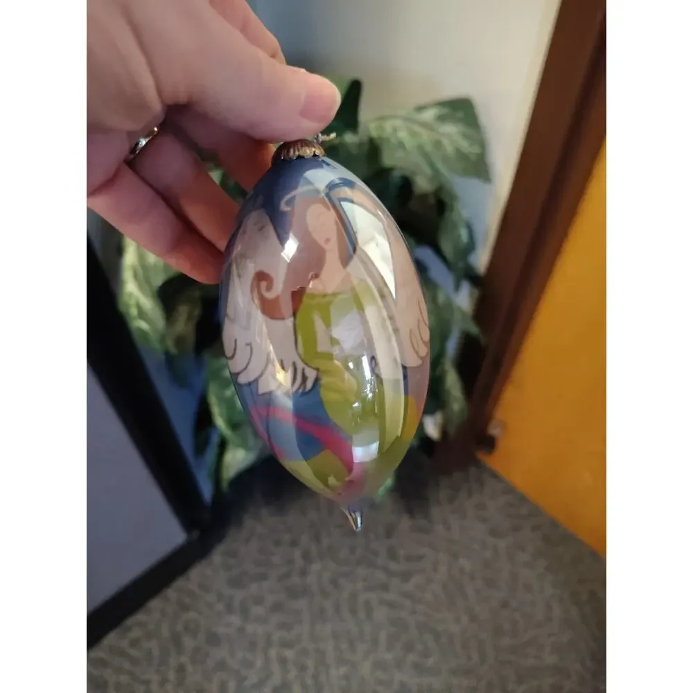 Pier 1 Li Bien 2006 Angel Tear Drop Hand Painted 4.5